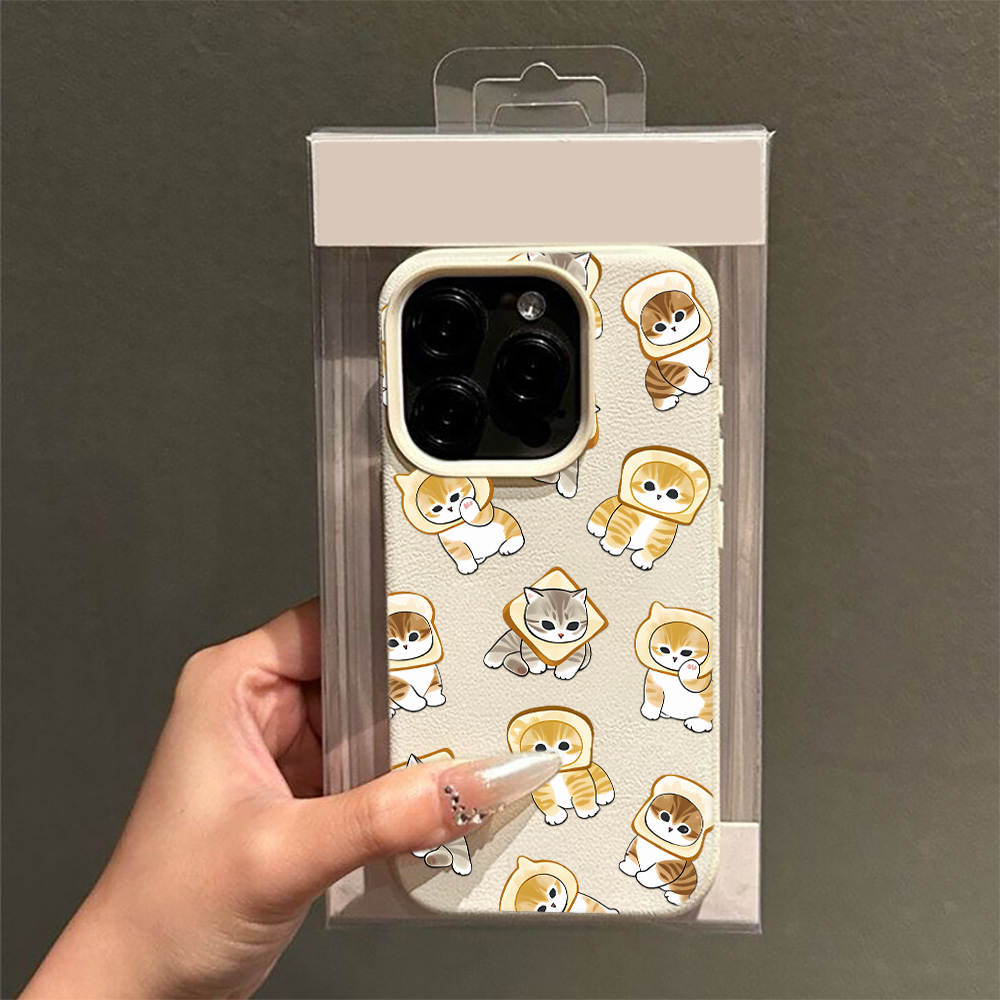 3D Printing Quote - เคสโทรศัพท์ลายแมวเหมียวขนมปังน่ารัก ลายสาวน้อยนางฟ้า สำหรับ iPhone 18 17