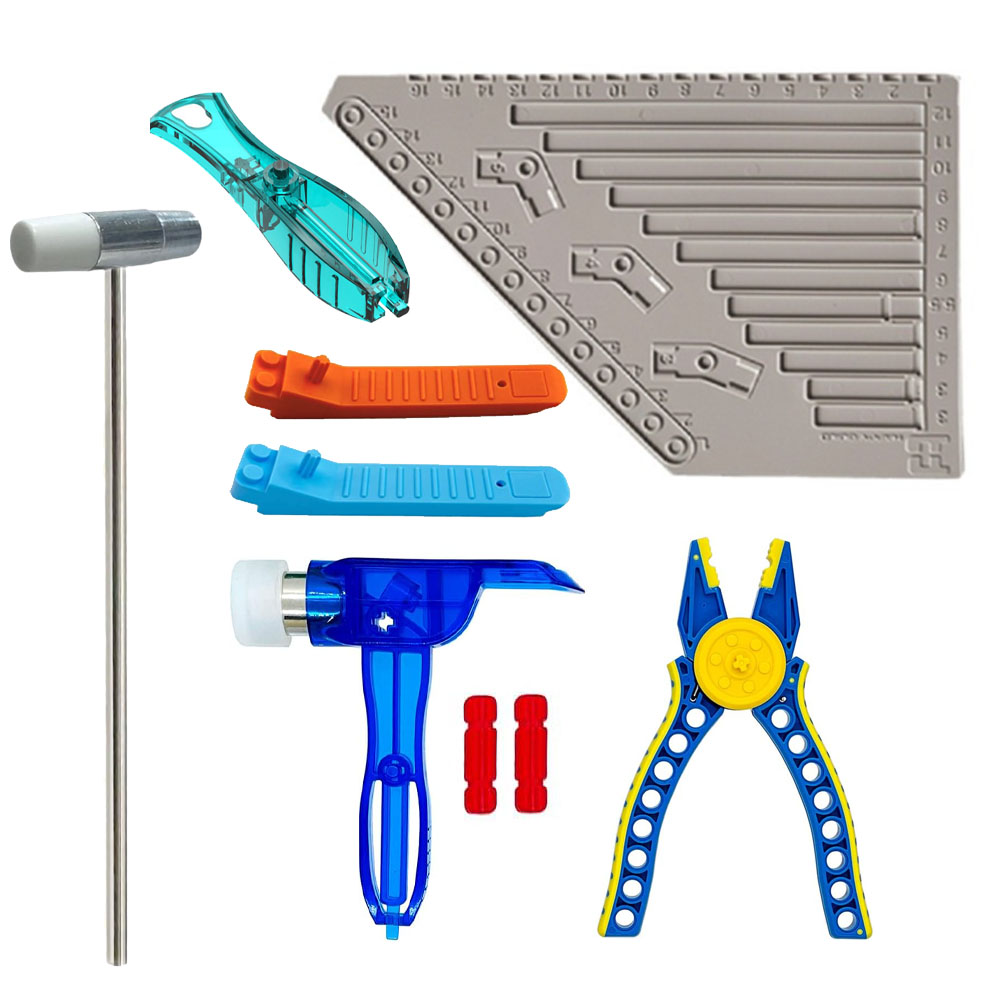 3D Print Removal Tool - อิฐของเล่นแผ่นวัด Building Blocks คีมคลิป Remover แหนบค้อนเครื่องมือ