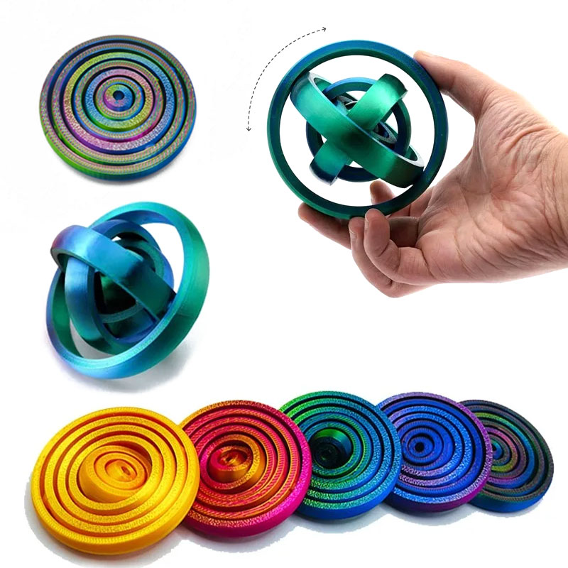 3D Printing Toys - ของเล่นลูกบอลหมุนได้ พิมพ์ 3 มิติ รูปทรง O