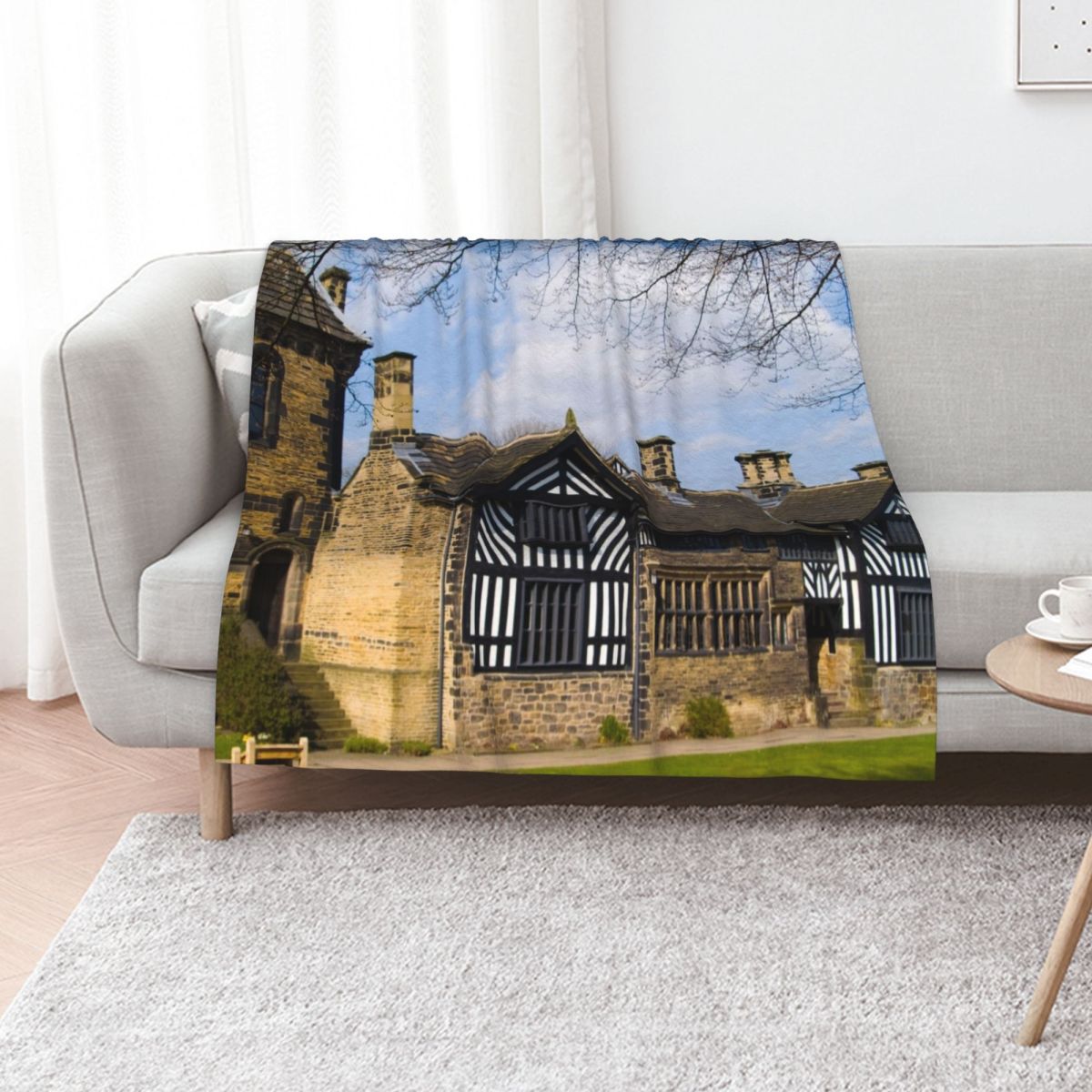 3D Printing Yorkshire - ชิบเดนฮอลล์ - เวสต์ยอร์กเชียร์ สร้างขึ้นประมาณปี 1420 ผ้าห่มคลุม