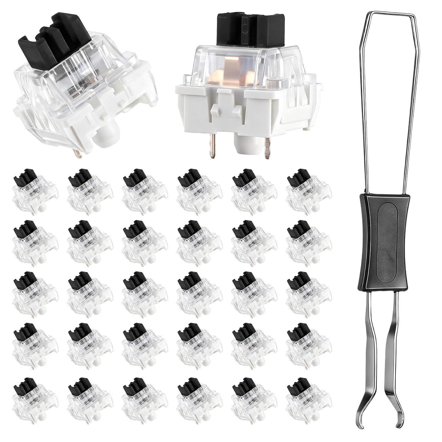 3D Printing Keyboard Keys - สวิตช์คีย์บอร์ดแบบกลไก 50 ชิ้น 3 PIN สำหรับงานพิมพ์