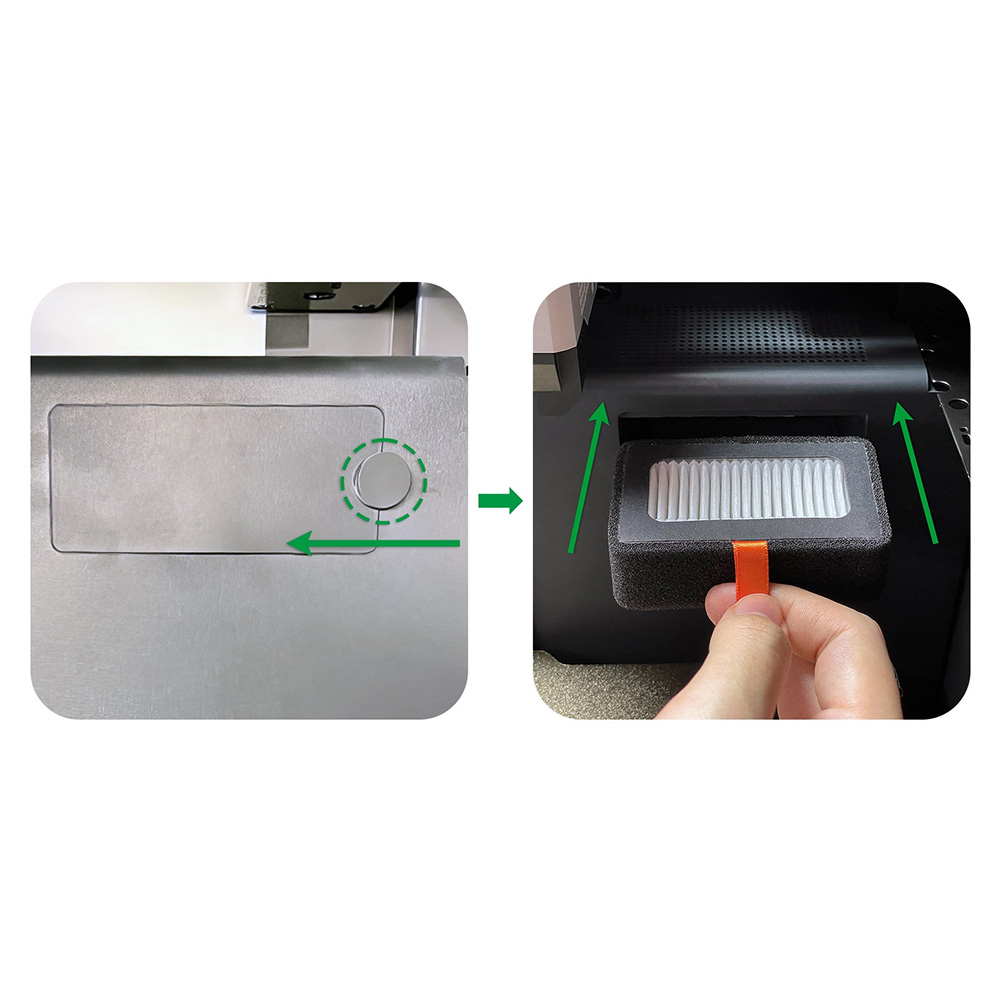 3D Printing X1 Carbon - ชุดกรองอากาศแบบคาร์บอนกัมมันต์ 2 ชิ้น สำหรับ Bambu Lab