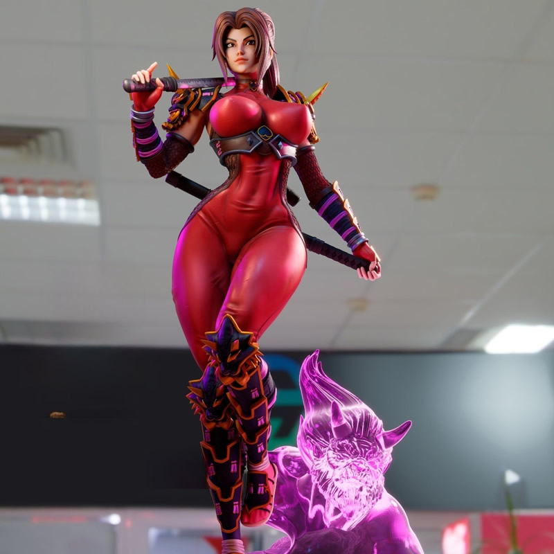 3D Printing Character - 2 รูปแบบเกม 6125 Taki NSFW 3D