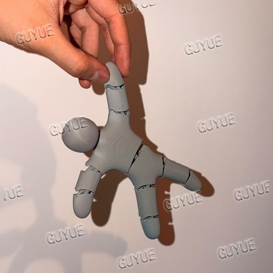 3D Printing Model - การพิมพ์ 3 มิติจากพลาสติกสำหรับเกมซ่อนหาแบบอินเทอร์แอคทีฟ หุ่นยนต์เพื่อนรูปแบบกิ้งก่าที่มีความสามารถเปลี่ยนสีได้อย่างไดนามิก