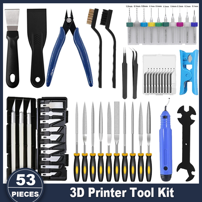 3D Print Removal Tool - ชุดเครื่องมือสำหรับเครื่องพิมพ์ 3 มิติ, อุปกรณ์เสริมสำหรับเครื่องพิมพ์ 3 มิติ