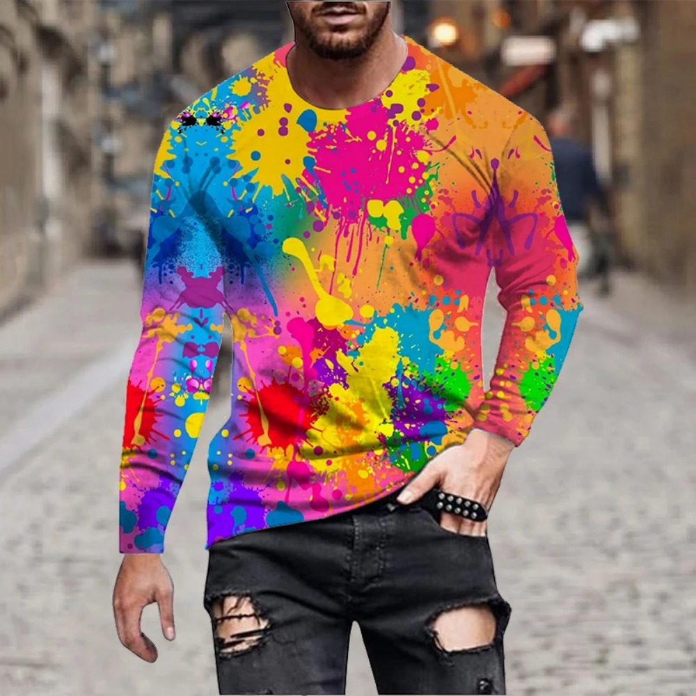 เสื้อยืดแขนยาวพิมพ์ลาย 3D ลายส - 3D Printing Jersey บทวิจารณ์และราคา