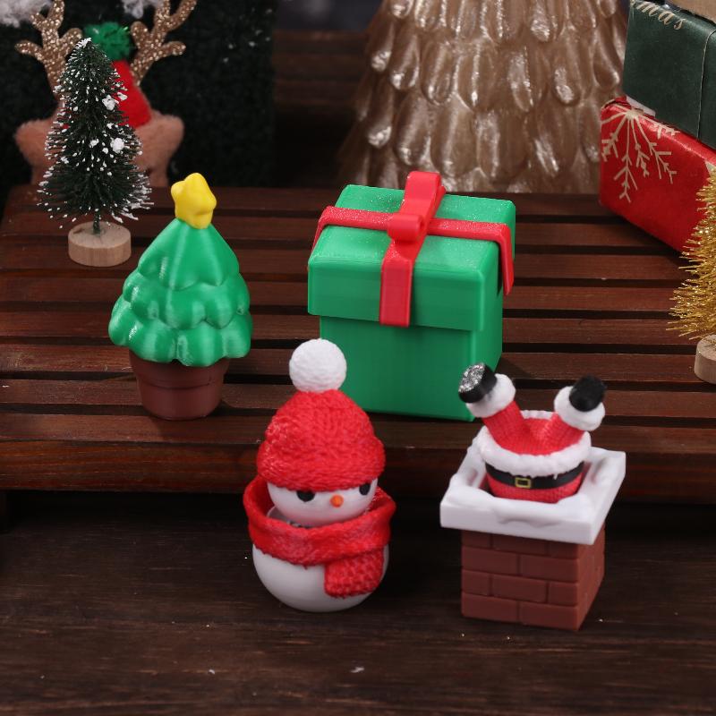 ตุ๊กตาซานตาคลอสตกจากปล่องไฟ ขอ - 3D Printing Toys บทวิจารณ์และราคา