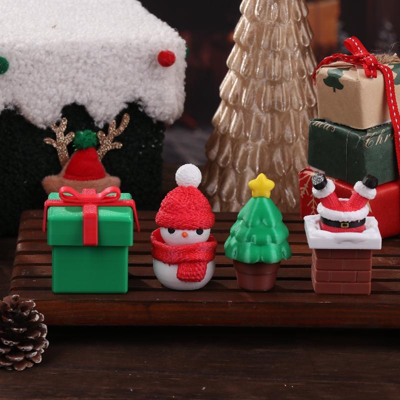 ตุ๊กตาซานตาคลอสตกจากปล่องไฟ ขอ - 3D Printing Toys บทวิจารณ์และราคา