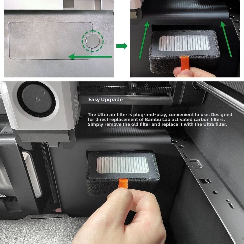 ไส้กรอง HEPA 13 + คาร์บอนกัมมั - 3D Printing X1 Carbon บทวิจารณ์และราคา