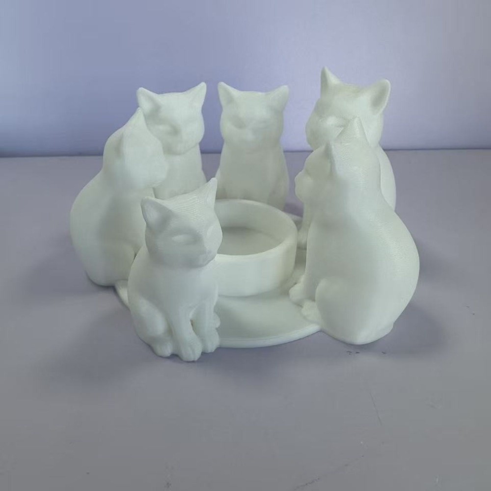 ที่วางเทียนรูปแมวการ์ตูนสุดสร้ - 3D Printing Ring Holder บทวิจารณ์และราคา