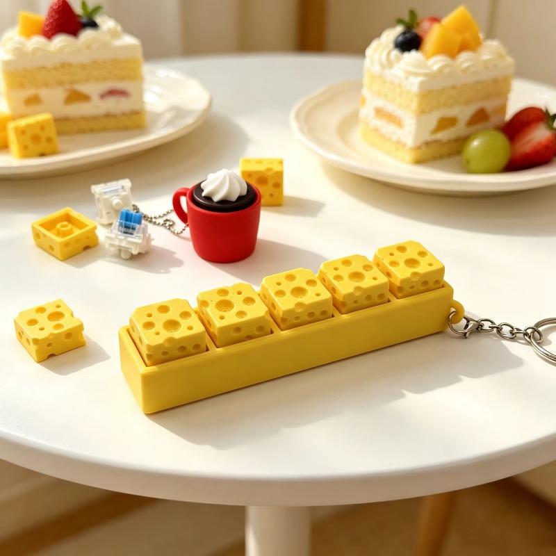 พวงกุญแจชีสพิมพ์ 3 มิติ ของเล่ - 3D Printing Keyboard Keys บทวิจารณ์และราคา