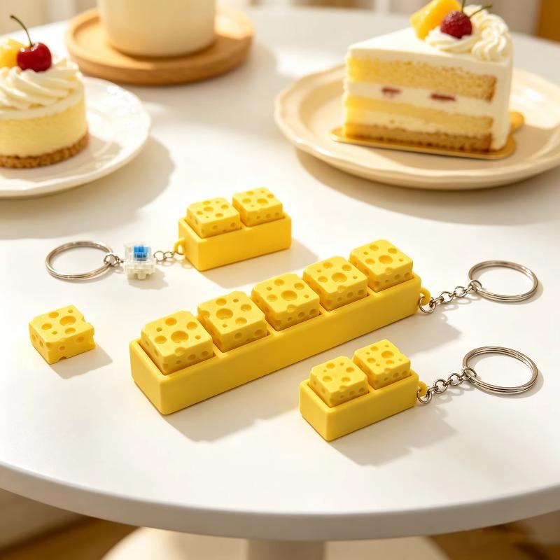 พวงกุญแจชีสพิมพ์ 3 มิติ ของเล่ - 3D Printing Keyboard Keys บทวิจารณ์และราคา