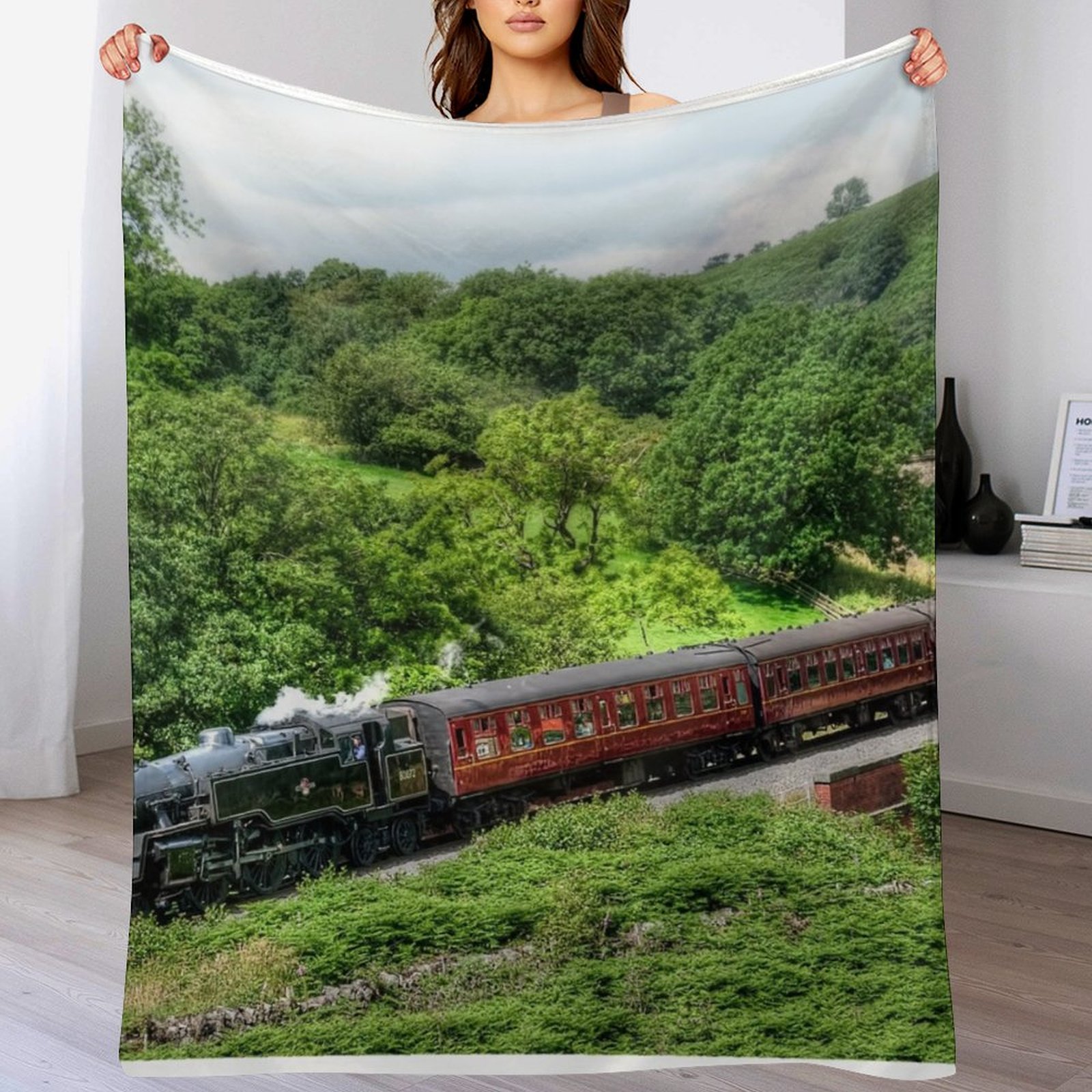 ผ้าห่มตกแต่งลายทางรถไฟนอร์ธยอร - 3D Printing Yorkshire บทวิจารณ์และราคา