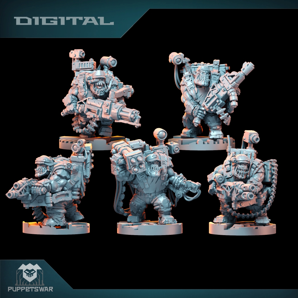 Orc Ultimate Badasses Squad, ฟ - 3D Printing Character บทวิจารณ์และราคา