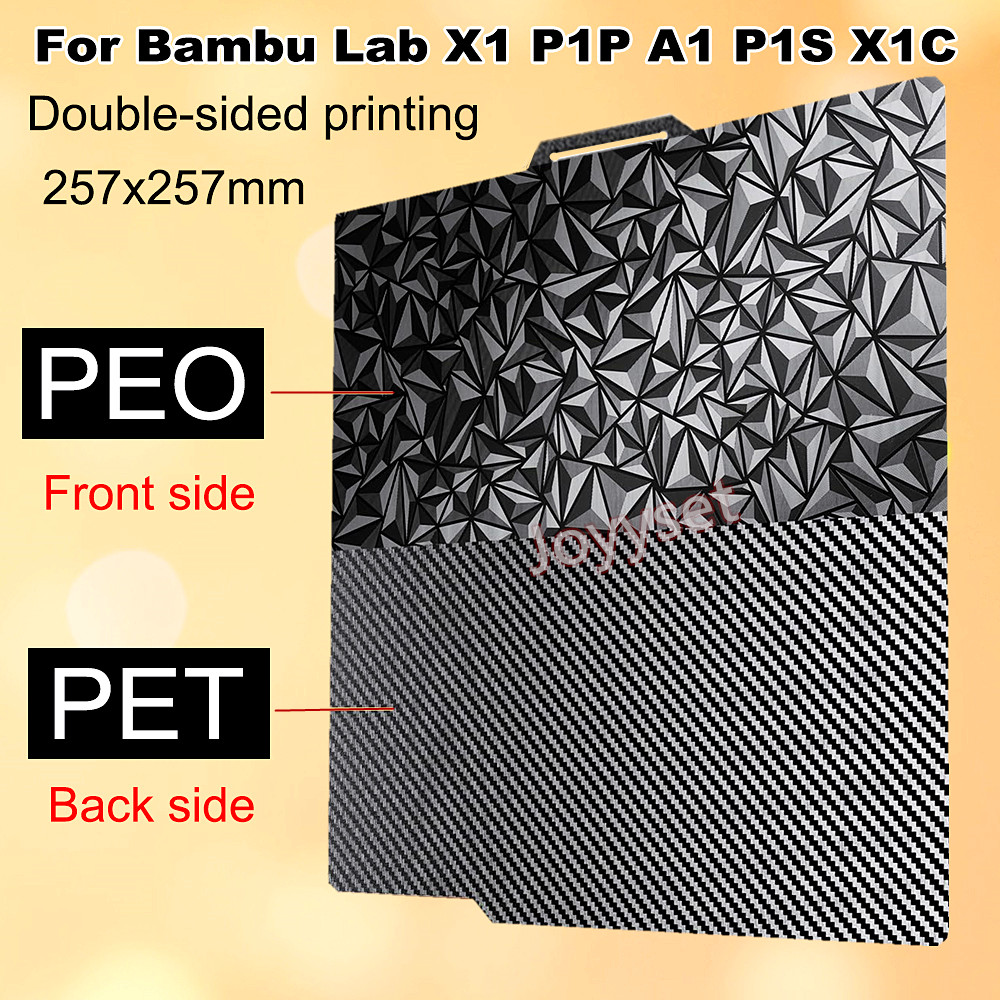 แผ่นรองพิมพ์ 3 มิติแบบสองด้าน  - 3D Printing X1 Carbon บทวิจารณ์และราคา