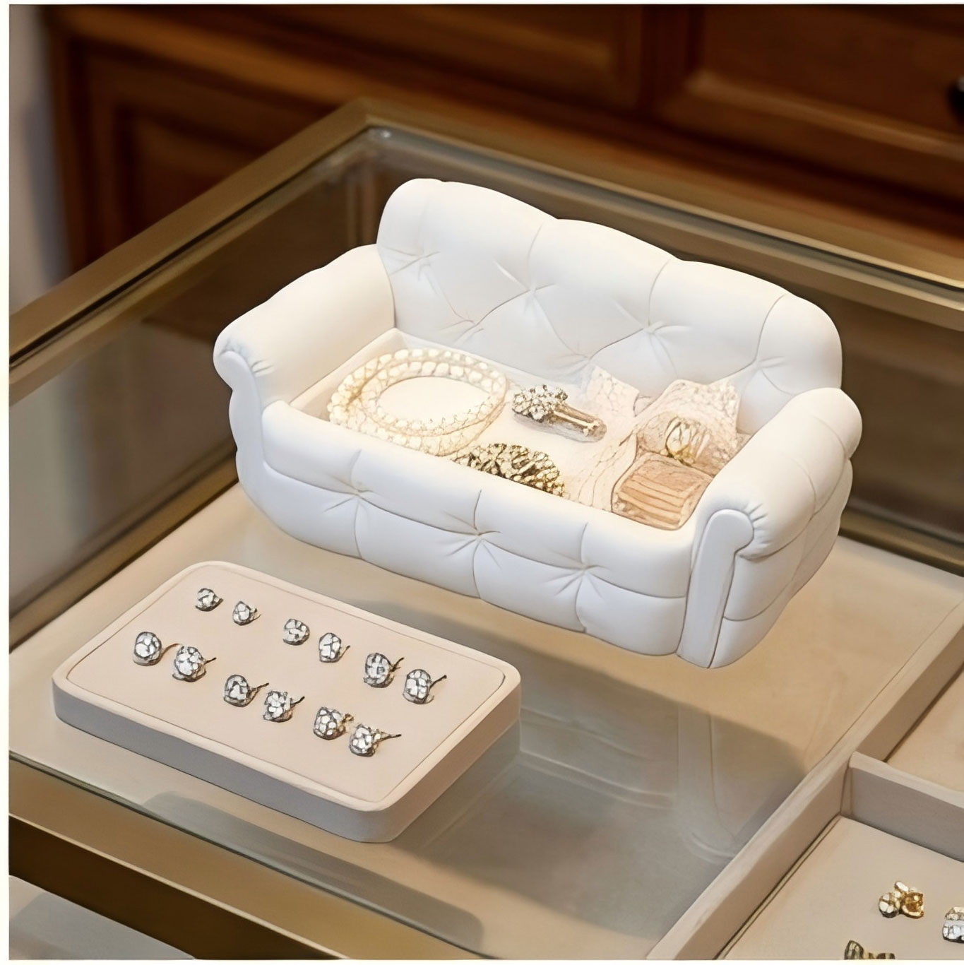 ถาดเก็บเครื่องประดับรูปโซฟาขนา - 3D Printing Ring Holder บทวิจารณ์และราคา