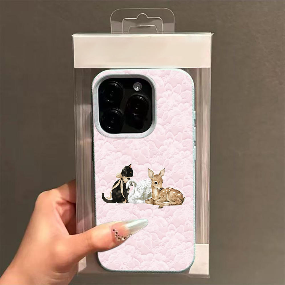 เคสโทรศัพท์น่ารักลายผ้าห่มสีชม - 3D Printing Quote บทวิจารณ์และราคา