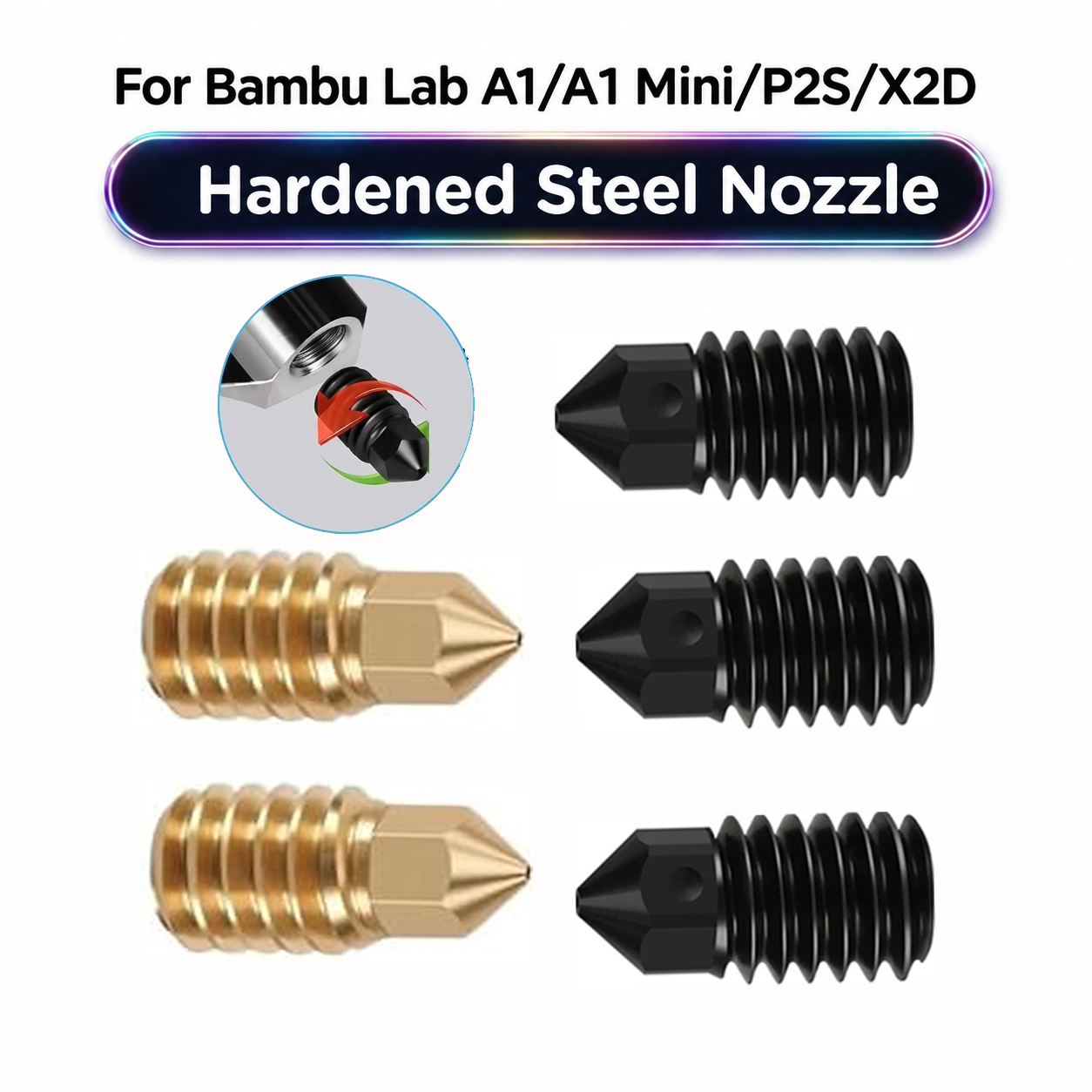 หัวฉีดเหล็กแข็งสำหรับ Bambu La - 3D Print Removal Tool บทวิจารณ์และราคา