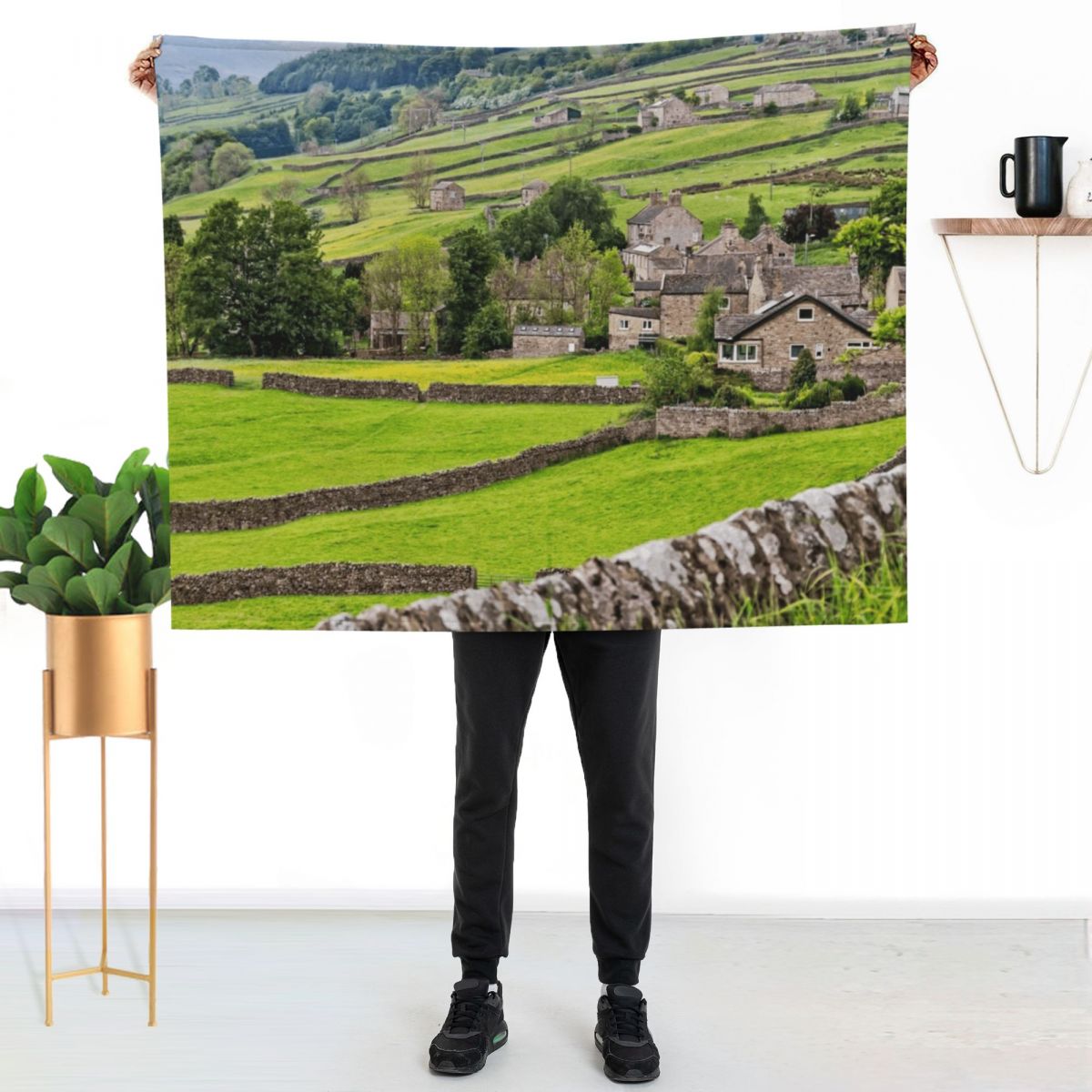 ผ้าห่ม Gunnerside Yorkshire ผ้ - 3D Printing Yorkshire บทวิจารณ์และราคา