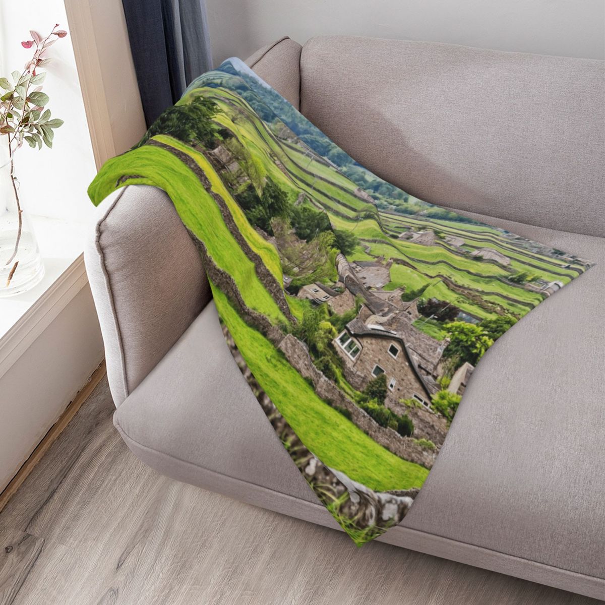 ผ้าห่ม Gunnerside Yorkshire ผ้ - 3D Printing Yorkshire บทวิจารณ์และราคา