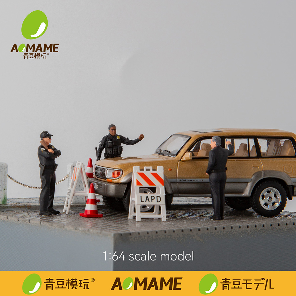 ชุดฟิกเกอร์เรซินตำรวจ LAPD ขนา - 3D Printing Diecast Cars บทวิจารณ์และราคา
