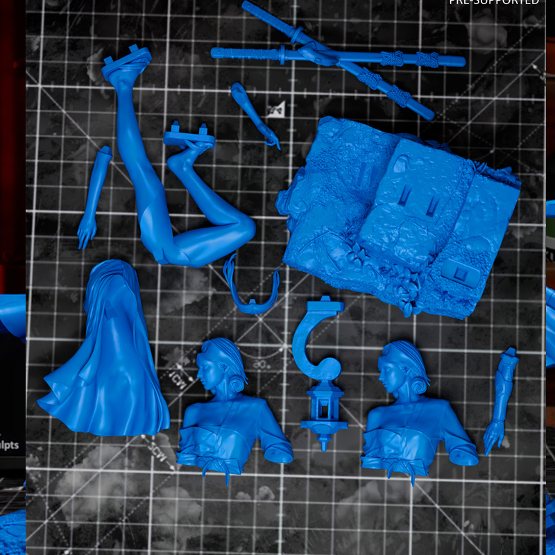 โมเดลตัวละครเกม 3 สไตล์ 6642 ค - 3D Printing Character บทวิจารณ์และราคา
