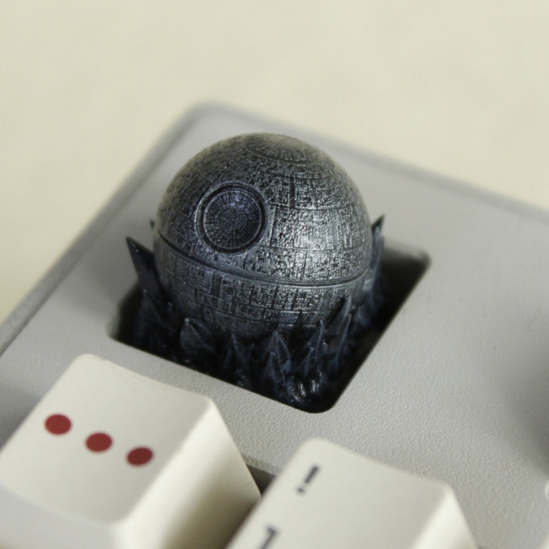 HCY Death Star Artisan Keycap  - 3D Printing Keyboard Keys บทวิจารณ์และราคา