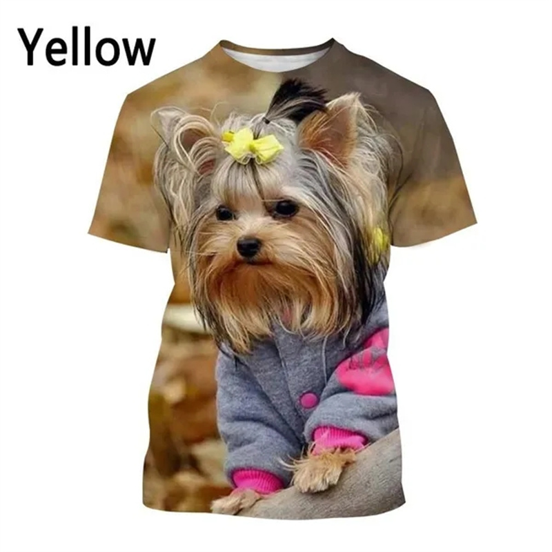 Yorkshire Terrier เสื้อยืดลายก - 3D Printing Yorkshire บทวิจารณ์และราคา