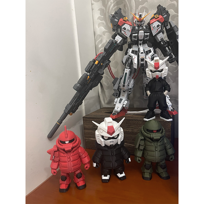 โมเดล Yige รุ่น Q Zaku Rx-0 โม - 3D Printing Gundam บทวิจารณ์และราคา