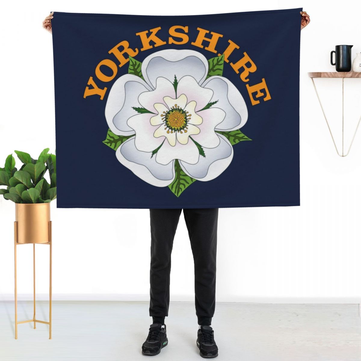 ผ้าห่มคลุม White Rose of Yorks - 3D Printing Yorkshire บทวิจารณ์และราคา