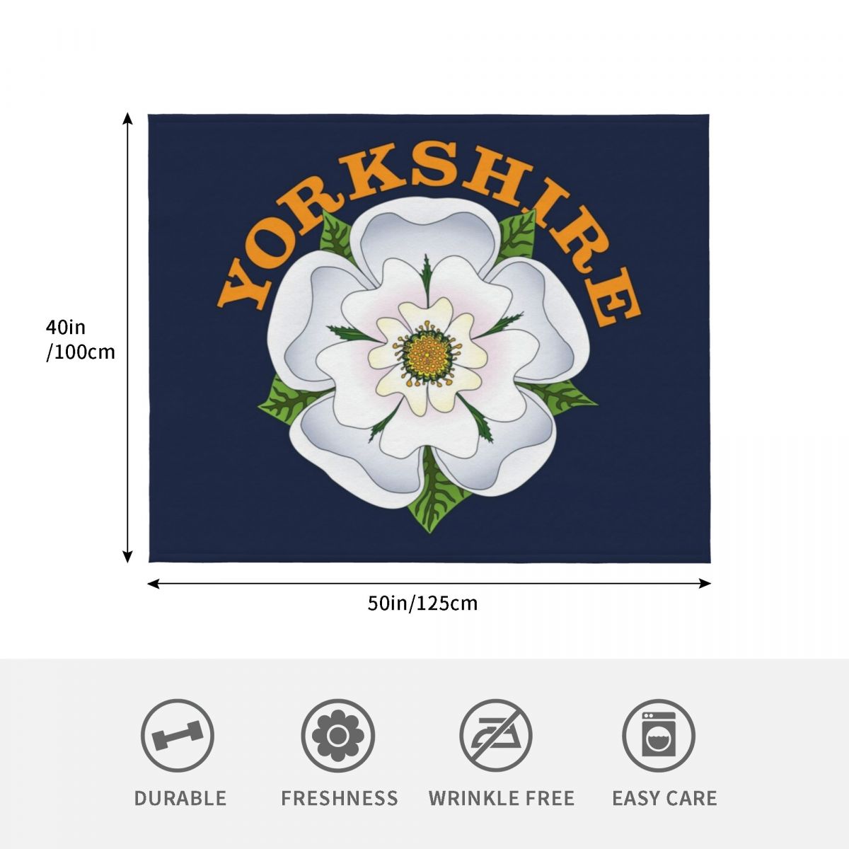 ผ้าห่มคลุม White Rose of Yorks - 3D Printing Yorkshire บทวิจารณ์และราคา
