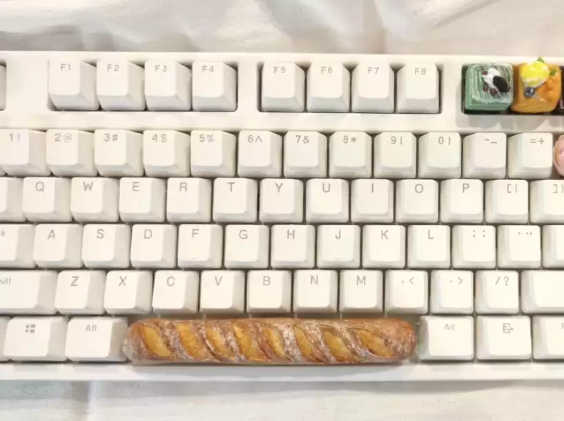 คีย์แคปรูปขนมบาแกตต์ - คีย์แคป - 3D Printing Keyboard Keys บทวิจารณ์และราคา