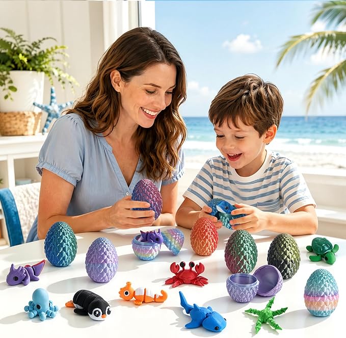 กล่องของขวัญเซอร์ไพรส์ 24 ชิ้น - 3D Printing Figure บทวิจารณ์และราคา