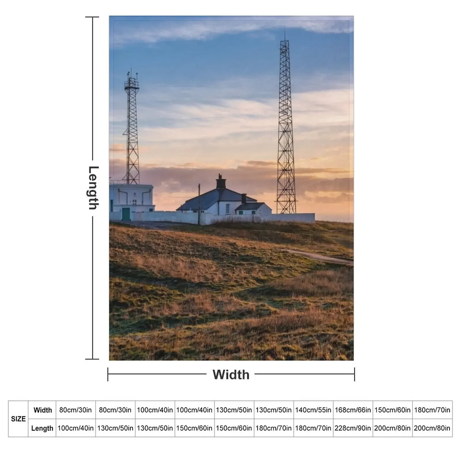 ผ้าห่ม Flamborough Head Yorksh - 3D Printing Yorkshire บทวิจารณ์และราคา