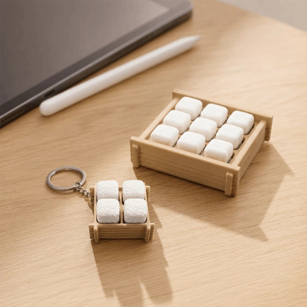พวงกุญแจเต้าหู้ขนนุ่มพิมพ์ 3 ม - 3D Printing Keyboard Keys บทวิจารณ์และราคา