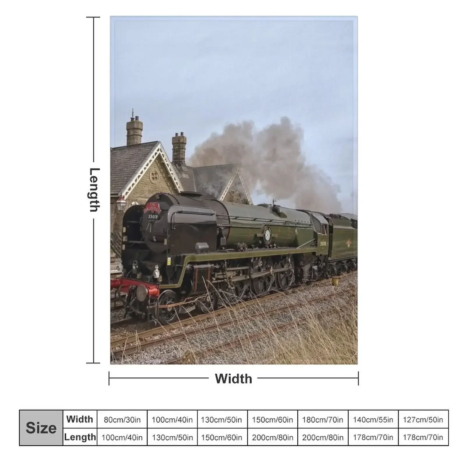 ผ้าห่มลายรถไฟไอน้ำเหนือทุ่งแห้ - 3D Printing Yorkshire บทวิจารณ์และราคา